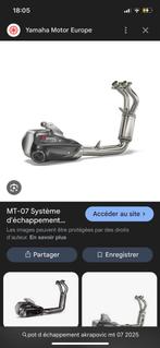 Pot d’échappement akra neuf mt07 2025 700euro, Motos, Motos | Yamaha, Particulier