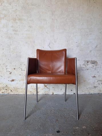 HE Design Parc Topform Stoelen 4 STUKS, Comme neuf, Brun, Enlèvement, Cuir