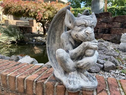 Gargoyle, Tuin en Terras, Tuinbeelden, Nieuw, Dierenbeeld, Beton, Ophalen