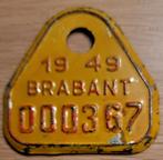 Tandem 1949 ruilen voor fietsplaat Brabant 1943 of 1945., Verzamelen, Overige Verzamelen, Gebruikt, Ophalen of Verzenden