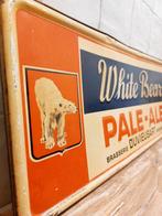 1947 White Bear Pale Ale Brasserie Duvieusart zeldzaam blik, Ophalen of Verzenden, Zo goed als nieuw