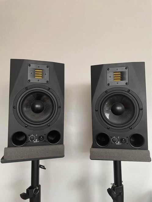 Adam A7X luidsprekers, Audio, Tv en Foto, Luidsprekerboxen, Zo goed als nieuw, Front, Rear of Stereo speakers, 120 watt of meer