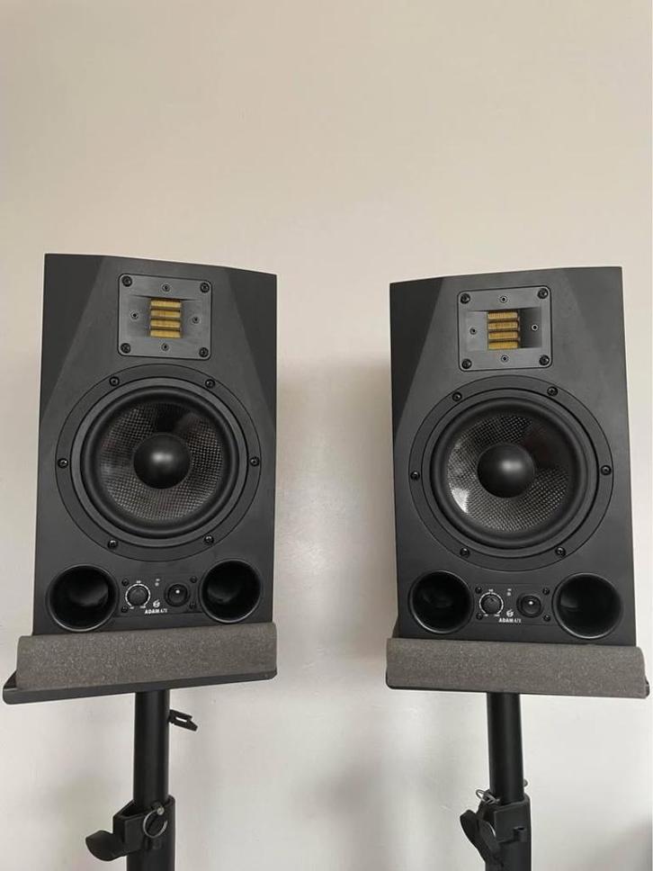 Adam A7X luidsprekers, Audio, Tv en Foto, Luidsprekerboxen, Zo goed als nieuw, Front, Rear of Stereo speakers, 120 watt of meer