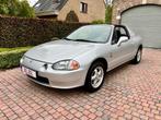Honda CRX Esi Delsol 81.061km!! 1e eig OHB, Auto's, Voorwielaandrijving, Stof, Zwart, 4 cilinders