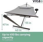 Hangmat op standaard | GRATIS LEVERING, Tuin en Terras, -, Verzenden, -, Meerpersoons