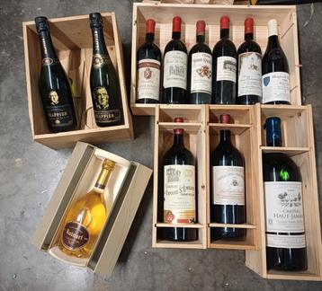 Destockage lot vins et champagne beschikbaar voor biedingen