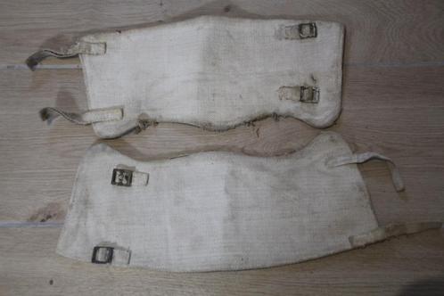 GB WW2 paar witte beenkappen (MP, Royal Navy, Ardennen), Verzamelen, Militaria | Tweede Wereldoorlog, Marine, Kleding of Schoenen