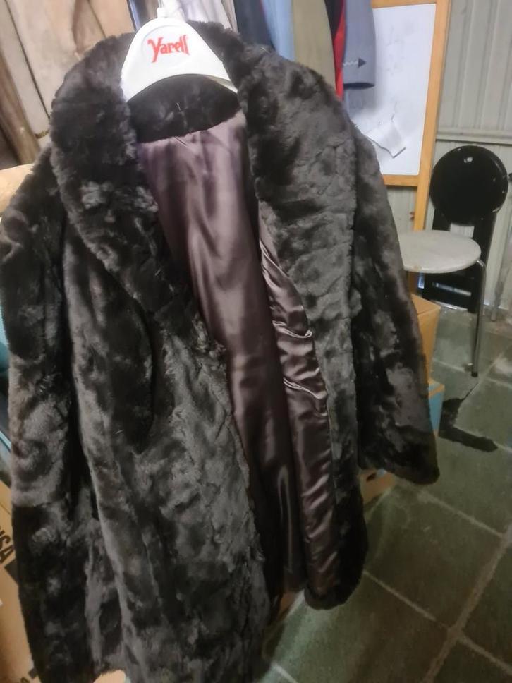 Bontjassen, vellen frakken-ideaal voor carnaval, Kleding | Dames, Jassen | Winter, Zo goed als nieuw, Maat 38/40 (M), Bruin, Ophalen of Verzenden