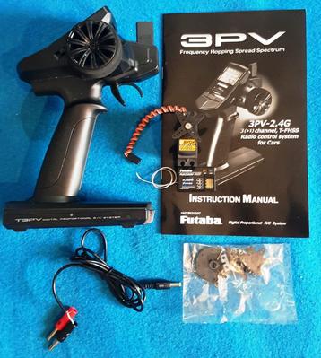 Futaba 3PV stuurwielzenderset 2.4Ghz + Savox SC-0252mg servo beschikbaar voor biedingen