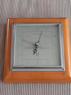 Vintage jaren 50, grote Engelse barometer 17x17 cm, Ophalen of Verzenden, Zo goed als nieuw, Barometer