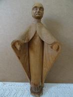 Antiek houten beeld beeldje Heilige Heiligenbeeldje 1850, Antiek en Kunst, Ophalen of Verzenden