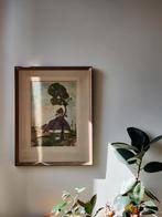 Karel De Posson, aquarel op papier, Antiek en Kunst, Kunst | Schilderijen | Klassiek, Ophalen of Verzenden