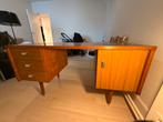 Antiek teak bureau - jaren 60, Ophalen, Gebruikt, Bureau
