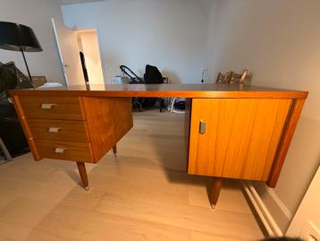 Antiek teak bureau - jaren 60 beschikbaar voor biedingen