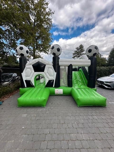 Springkasteel voetbal te huur regio Brecht, Hobby en Vrije tijd, Feestartikelen | Verhuur, Nieuw, Ophalen
