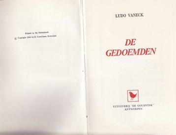 WO II authentiek: Belgisch: De Gedoemden  Ludo Vaneck, Enlèvement ou Envoi, Deuxième Guerre mondiale, Utilisé, Général