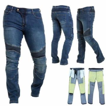 MOTORBROEKEN IN Kevlar JEANS CE-BESCHERMERS NIEUW beschikbaar voor biedingen