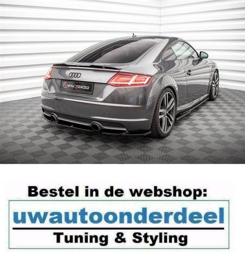 Maxton Spoiler Splitter Lip Geschikt voor Audi TTS TT S Line, Auto diversen, Tuning en Styling, Verzenden