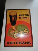 Oud bierbord blik cts, Verzamelen, Ophalen of Verzenden, Zo goed als nieuw