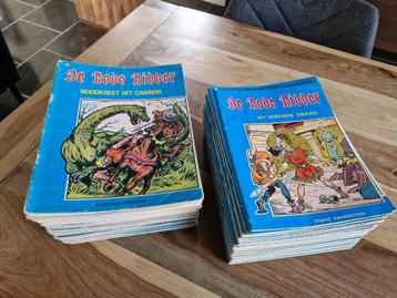 94 strips van De rode ridder (blauwe cover) beschikbaar voor biedingen