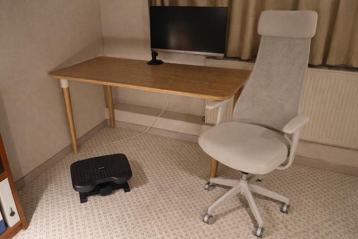 Pack complet bureau ergonomique – IKEA + Manutan, Maison & Meubles, Bureaux, Utilisé, Bureau, Enlèvement ou Envoi