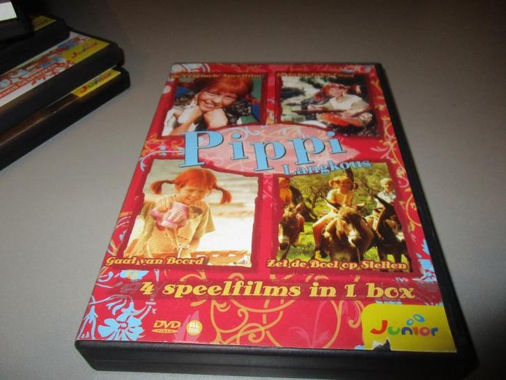 Pipi langkous films, Cd's en Dvd's, Dvd's | Kinderen en Jeugd, Gebruikt, Film, Avontuur, Alle leeftijden, Ophalen of Verzenden
