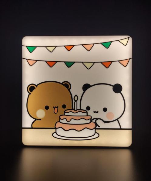 Bubu & Dudu Party LED lamp / lightbox, Huis en Inrichting, Lampen | Losse lampen, Nieuw, Led-lamp, Minder dan 30 watt, Overige fittingen