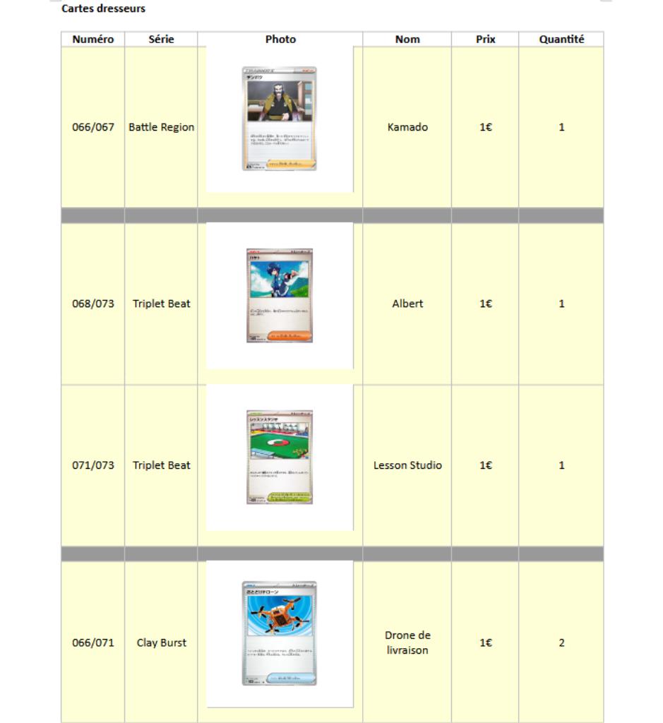 Cartes Pokémon japonaises – Dresseurs à 1€ pièce, Ophalen, Zo goed als nieuw