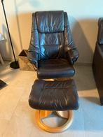 Relaxzetel, Huis en Inrichting, Ophalen, Gebruikt, Leer