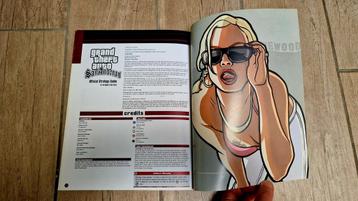 GTA San Andreas Strategy guide + poster + map