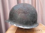 militaria wo2 us - M1 helm(677C), Verzamelen, Ophalen of Verzenden