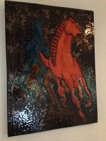 Keramiek, wandaccesoire, keramisch wanddecoratie, kunst beschikbaar voor biedingen