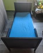 Peuterbed met lattenbodem + Matras en toebehoren, Ophalen, Gebruikt, 70 tot 85 cm, 140 tot 160 cm