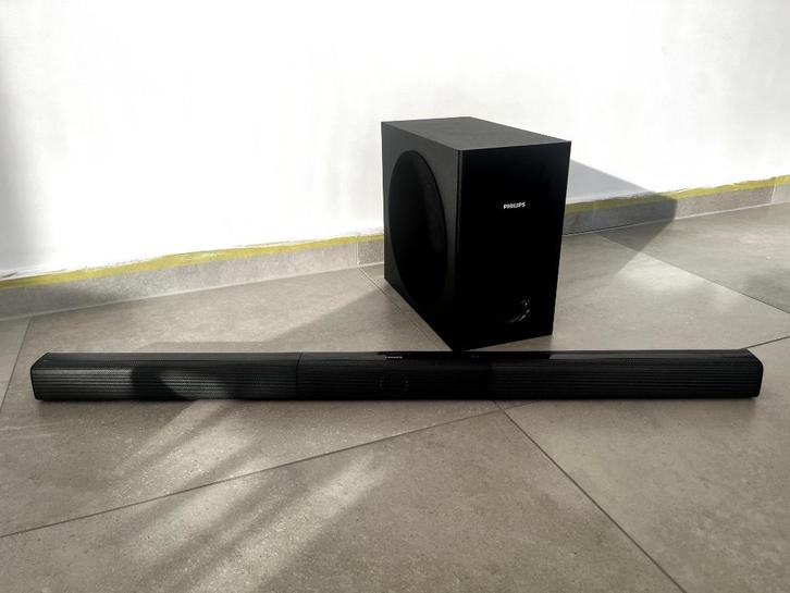 Philips soundbar + subwoofer, Audio, Tv en Foto, Soundbars, Zo goed als nieuw, Bluetooth, Ophalen