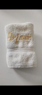 Handdoeken met naam Stefanie, Comme neuf, Serviette, Rose, Enlèvement ou Envoi