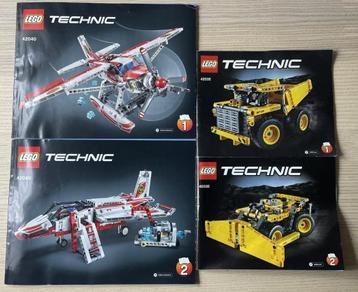 Zeldzame LEGO Technic set van 4 beschikbaar voor biedingen