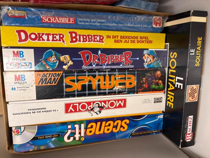 Bordspellen uitverkoop - sinterklaas-kerst, Hobby en Vrije tijd, Gezelschapsspellen | Bordspellen, Gebruikt, Reisspel, Ophalen of Verzenden