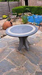 Tuintafel in arduin., Tuin en Terras, Tuintafels, Ophalen, Zo goed als nieuw, Rond, Overige materialen