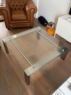 Glazen Tafel INOX, Ophalen, Zo goed als nieuw