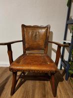 Leren stoel, Antiek en Kunst, Ophalen