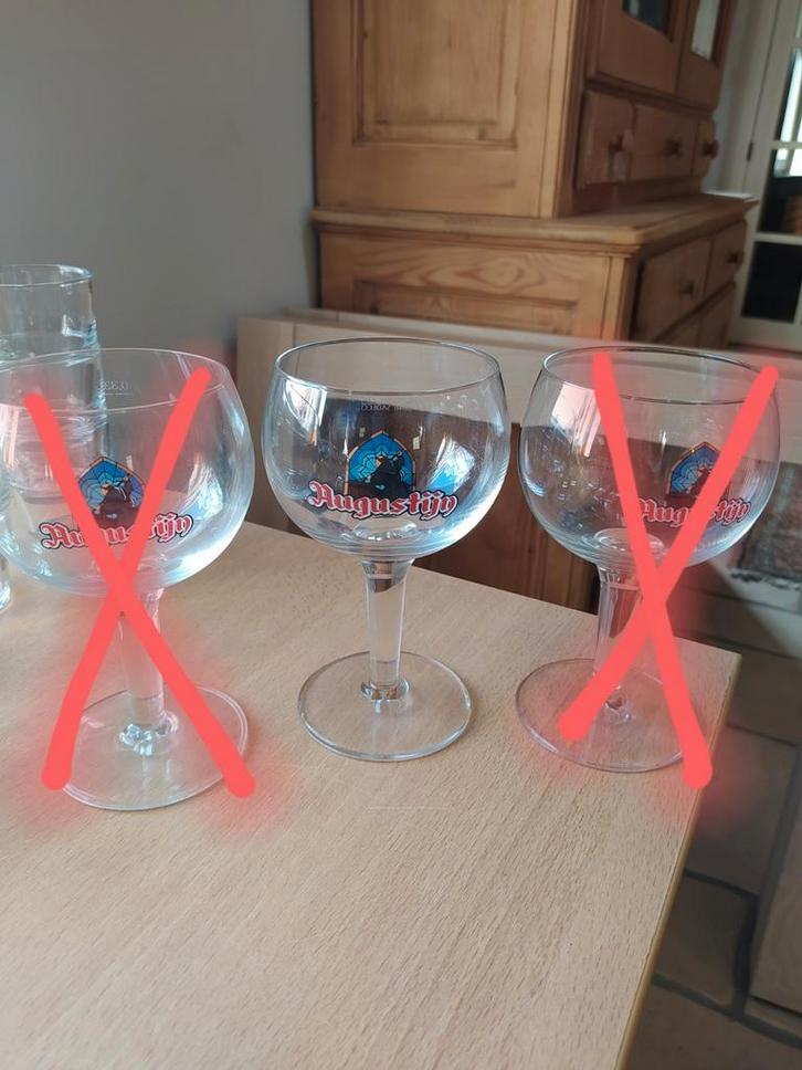 Verre à bière AUGUSTIJN, Collections, Marques de bière, Enlèvement ou Envoi