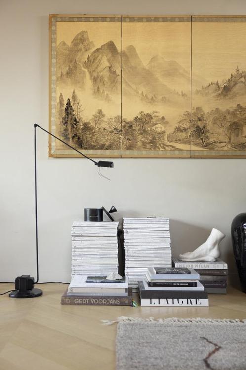 Japans kamerscherm BYOBU Kado Sano (zijde), Antiek en Kunst, Antiek | Woonaccessoires, Ophalen