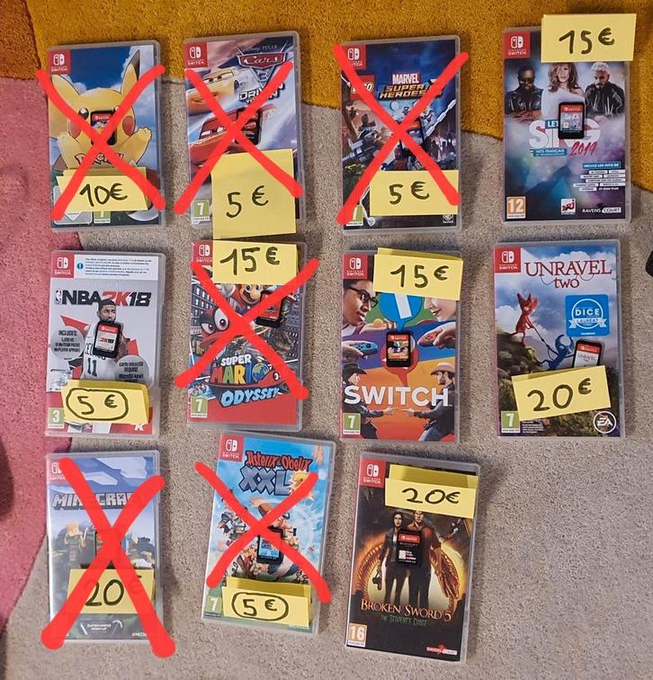 Nintendo switch met in totaal 16 games en een labset!!!, Games en Spelcomputers, Spelcomputers | Nintendo Switch, Zo goed als nieuw