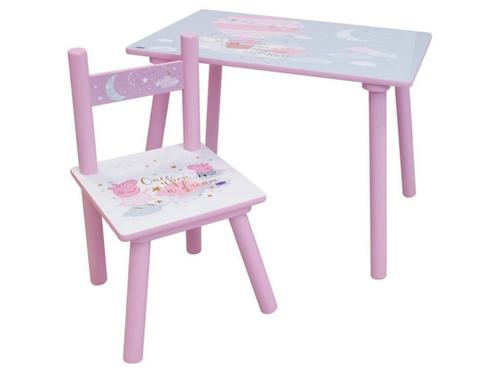 Peppa Pig Tafel met Stoeltje - Gratis Verzending, Kinderen en Baby's, Kinderkamer | Tafels en Stoelen, Nieuw, Tafel(s) en Stoel(en)