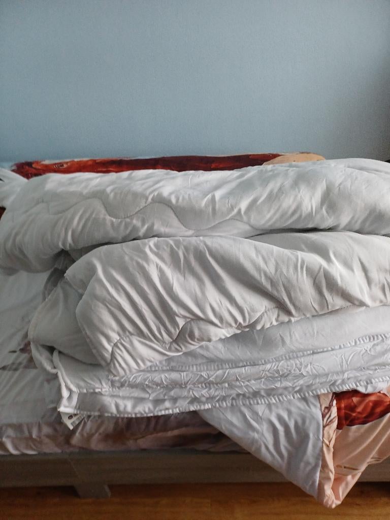 Couette+housse, Autres couleurs, Comme neuf, Enlèvement, Couverture ou Couette