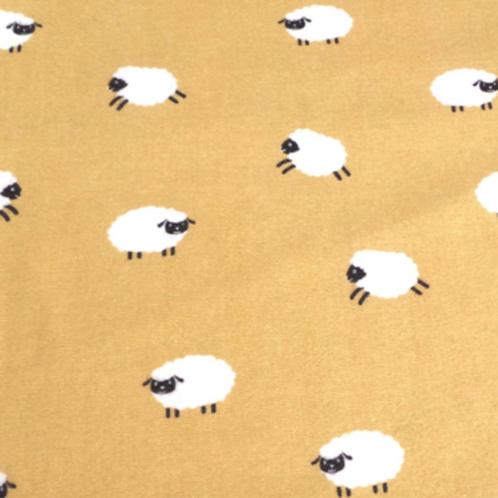 61110) 140x50 cm lichtgeel schapenflanel, Hobby en Vrije tijd, Stoffen en Lappen, Nieuw, Katoen, 120 cm of meer, 30 tot 200 cm