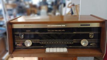 Retro - Stereo radio B5X23A met elektronen buizen - Philips. beschikbaar voor biedingen