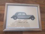 PHOTO DE LA CITROËN 7 AVANT 1934 DANS LE CADRE, Collections, Enlèvement ou Envoi, Avant 1940, Photo, Comme neuf