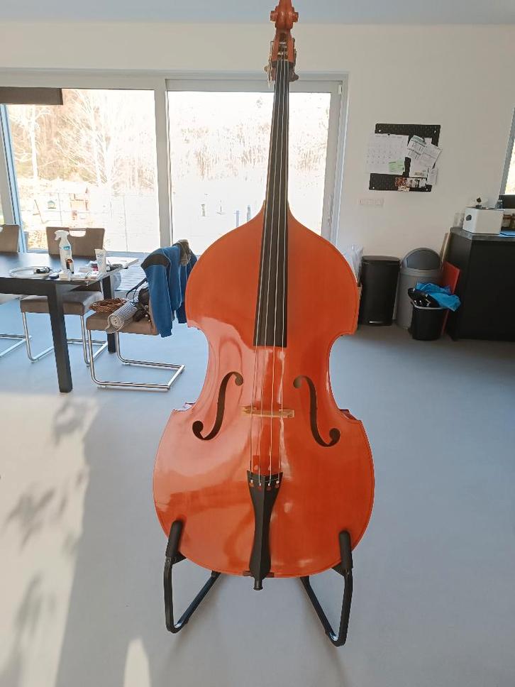 Contrebasse, Musique & Instruments, Instruments à cordes frottées | Contrebasses, Comme neuf, Contrebasse 3/4, Enlèvement