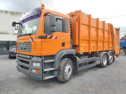 MAN TGA 26.320 6x2 garbage truck ZOELLER (bj 2007), Auto's, Vrachtwagens, Bedrijf, MAN, Diesel, Euro 4, Automaat, Overige kleuren